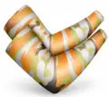 Baseball Arm Sleeves UV Sun Protection Cooling Arm Cover Sleeve - Orange Tie-Dye The Glove Locker