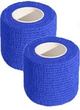 Blue Wrist Tape for Baseball KISEER 2 Pack 2" x 5 Yards Self Adhesive Bandage Wrap - Blue KISEER
