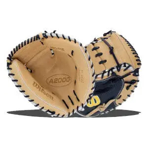 Baseball catchers mitt palm leather pocket catcher glove