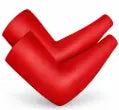 Baseball Arm Sleeves UV Sun Protection Cooling Arm Cover Sleeve - Red The Glove Locker