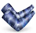 Baseball Arm Sleeves UV Sun Protection Cooling Arm Cover Sleeve - Navy Tie-Dye The Glove Locker