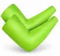 Baseball Arm Sleeves UV Sun Protection Cooling Arm Cover Sleeve - Lime Green The Glove Locker