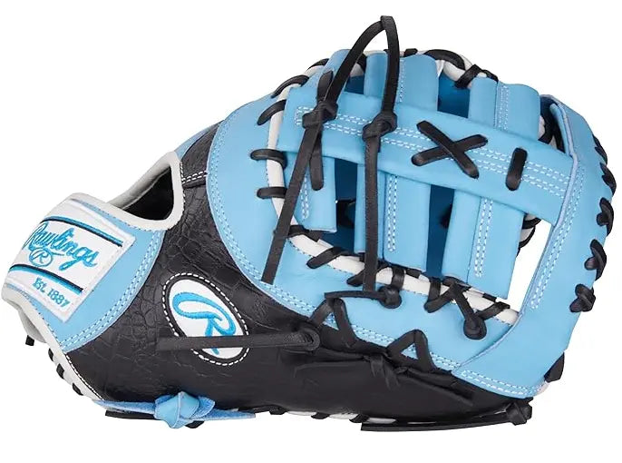 Rawlings Heart of the Hide First Base Mitt 12.5" - Columbia Blue Rawlings
