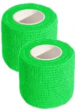 Neon Green Wrist Tape for Baseball KISEER 2 Pack 2" x 5 Yards Self Adhesive Bandage Wrap - Neon Green KISEER