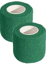 Dark Green Wrist Tape for Baseball KISEER 2 Pack 2" x 5 Yards Self Adhesive Bandage Wrap - Dark Green KISEER
